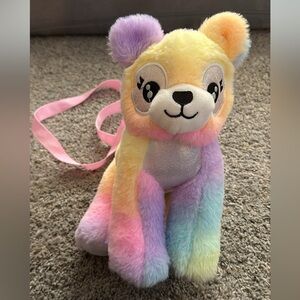 Colorful Plush Bear Toy